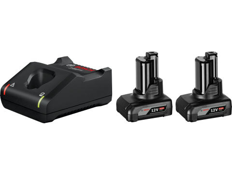 BOSCH STARTERSET 2X GBA 12V 6AH + GAL 12V-40 EUR/ST