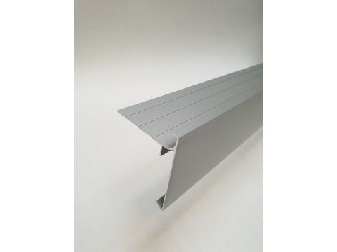 ALU DAKRAND 110/60 RAL KLEUR STRUCTUUR 2,5M/ST EUR/LM