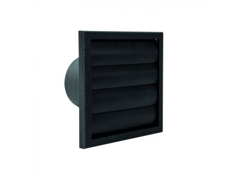 RENSON 742 DAMPKAPROOSTER 4 KLEP DIA 100-130 9005 STRUCTUUR EUR/ST