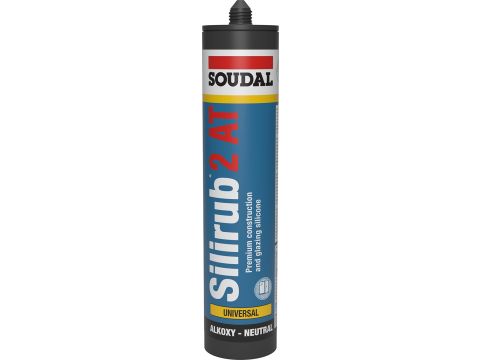 SOUDAL SILIRUB 2 AT 300 ML TRANSPARANT 15ST/DS  EUR/ST