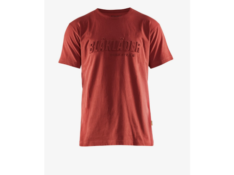 BLAKLADER T-SHIRT GEBRAND ROOD 3D 3531/1042/5909 M