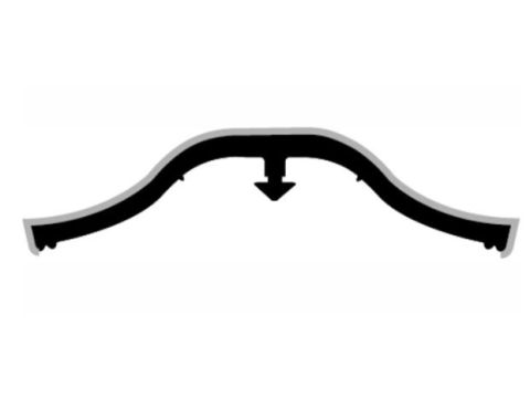 PERGOLUX RUBBER C2CX 50LM/R GRIJS EUR/LM