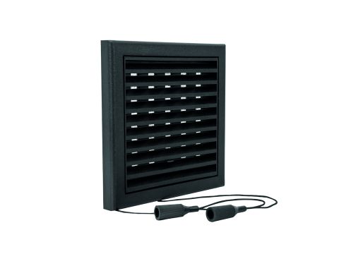 RENSON 732 ROOSTER PVC 250X250 9005 STRUCTUUR EUR/ST