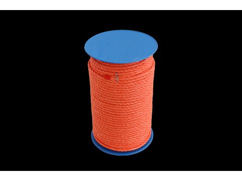 LED PP ORANJE 6MM OP BOBIJN   50M