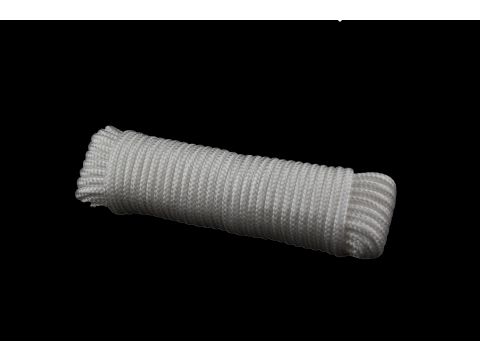 LED GEVLOCHTEN KOORD WIT  8,0MM  20M