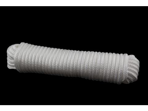 LED GEVLOCHTEN KOORD WIT 10,0MM  20M