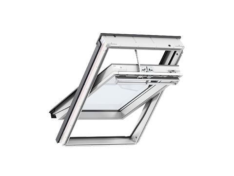 VELUX GGL INTEGRA 206621 PK10 ELEKTR HOUT WIT