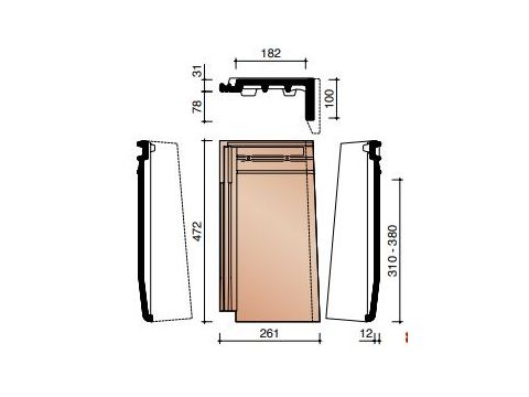 MIGEON ACTUA GEVELPAN RECHTS TITAANWIT 923