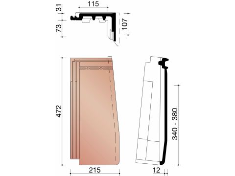 MIGEON ACTUA HOEKSTUK HALF BRUIN 682