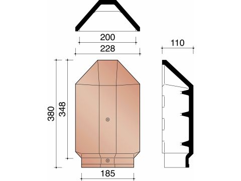 MIGEON ACTUA/VAUBAN BEGINNOORDBOOM HOEKIG VAUBAN NATUURROOD 600