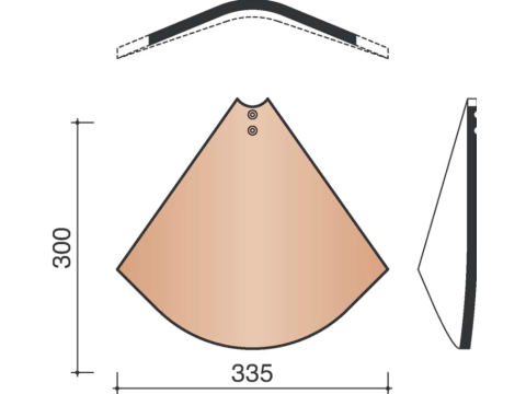KOR INGEWERKTE NOORDBOOM 45GR 301 AMARANT 848
