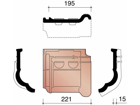 KOR KNIKPAN 44 AMARANT 848