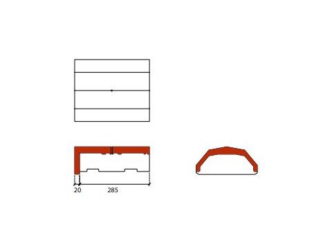 HORIZON/TEGALIT HOEKKEPERBEGINVORST HV GRANIETGRIJS NOVO+