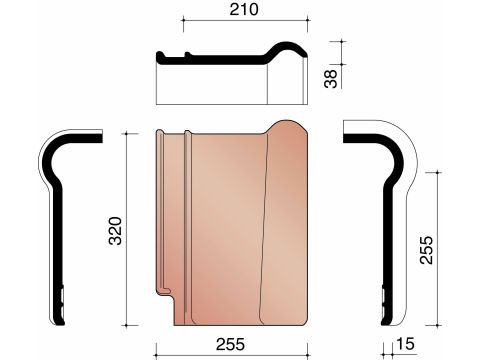 KOR HAAKVORST 993 BRUIN VERGLAASD 670