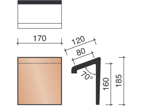 KOR HAAKVORST 301 70GR LEIKLEUR MAT VERGLAASD 705