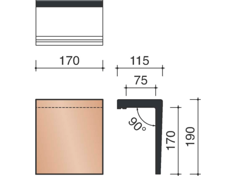 KOR HAAKVORST 301 90GR LEIKLEUR MAT VERGLAASD 705