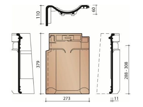 VHV VARIO GEVELPAN LINKS RUSTIEK 872