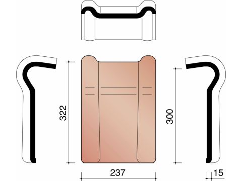 KOR HAAKVORST MET DUBBELE WEL 44 NATUURROOD 600