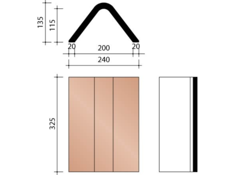 KOR VORST HOEKIG RUSTCA OBSCURA 329 EUR/ST 329