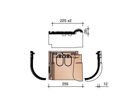 KOR KNIKPAN VARIO 18 NATUURROOD 600