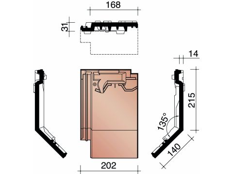 MIGEON VAUBAN KNIKPAN BRUIN 682