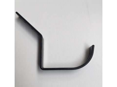 ZINK   VM INOX HAAK ANTRACIET HALFROND RECHT 360/450 MET STAART+GAT 25ST/DS EUR/ST 220030585