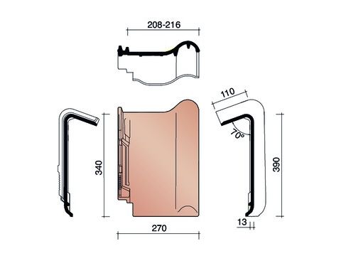 TRADIVA HAAKVORST ANTRACIET MAT 703