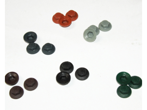 JI KLEURKAPJE PVC KLEUR TE VERMELDEN 100ST/DS EUR/DS