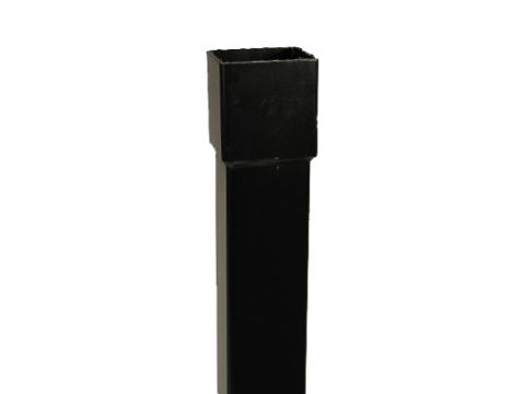 Galva stampijp 80/80mm     1m zwart