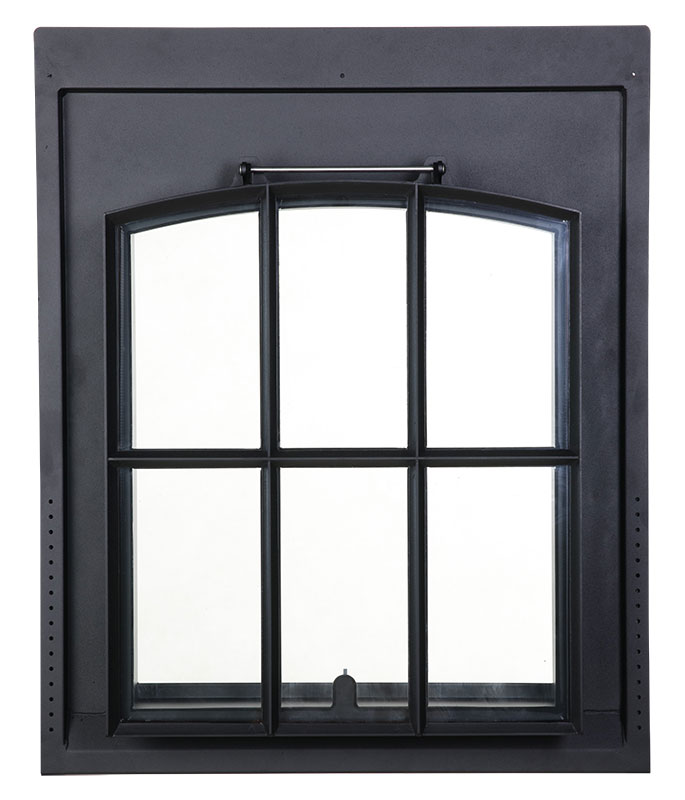 Dakvenster metaal pk 60x70 gebogen/kruisverd