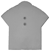 Crea kopplaat plat ph harmonica havana bruin engobe eur/st 674