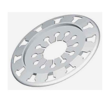 Isolatieklemplaat pp dia. 140 mm 200st/ds eur/ds