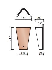 Pontigny noordboom hoekig klein natuurrood 600