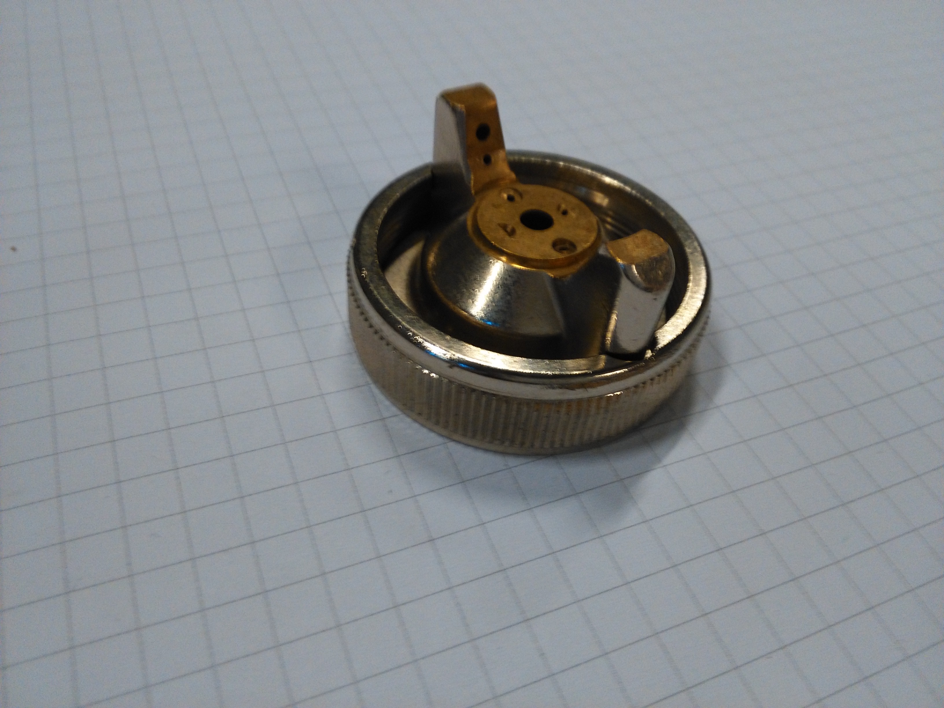 Drukvat luchtkap en ring voor pistool 2mm eur/st