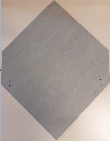 Alterna leien ruit  40/40/10+11 natuurgrijs 10st/pak eur/st