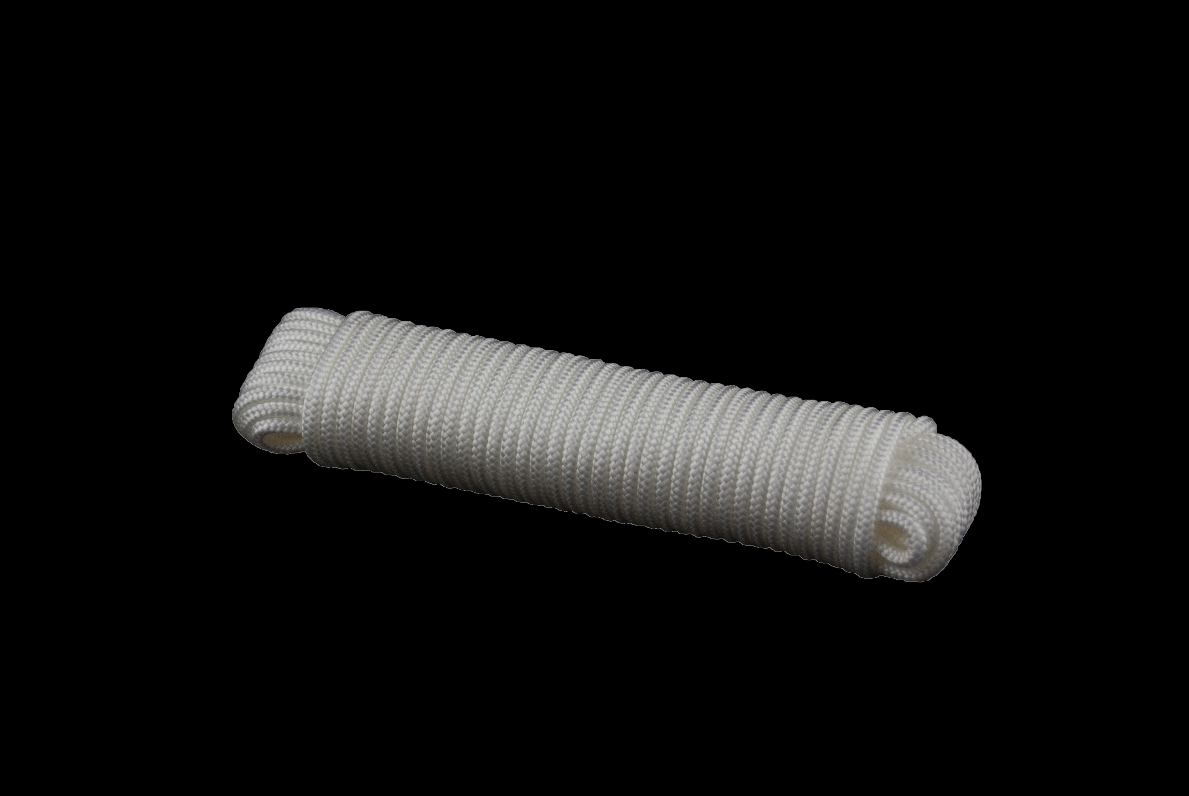 Led gevlochten koord wit  6,0mm  20m