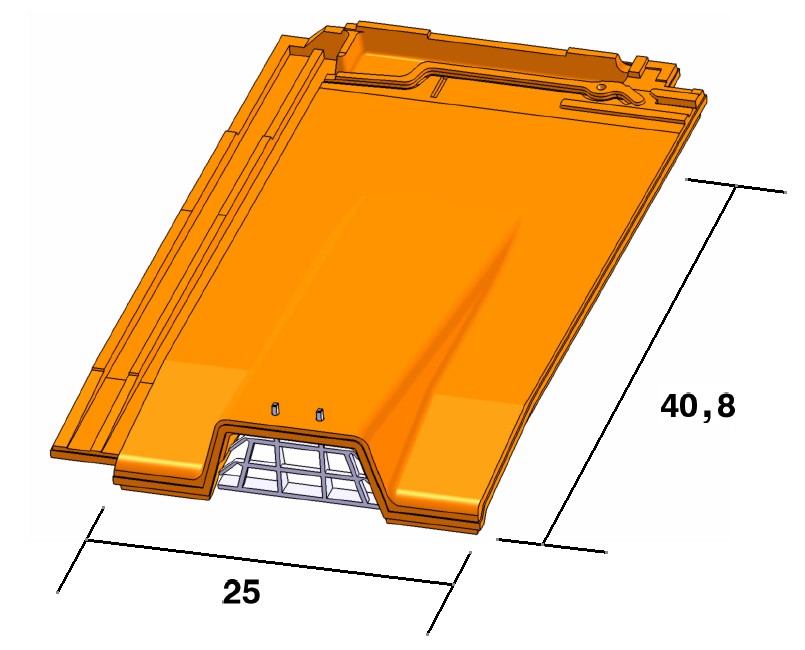 Ter ventilatiepan + rooster volnay antraciet mat 56st/pal eur/st 703