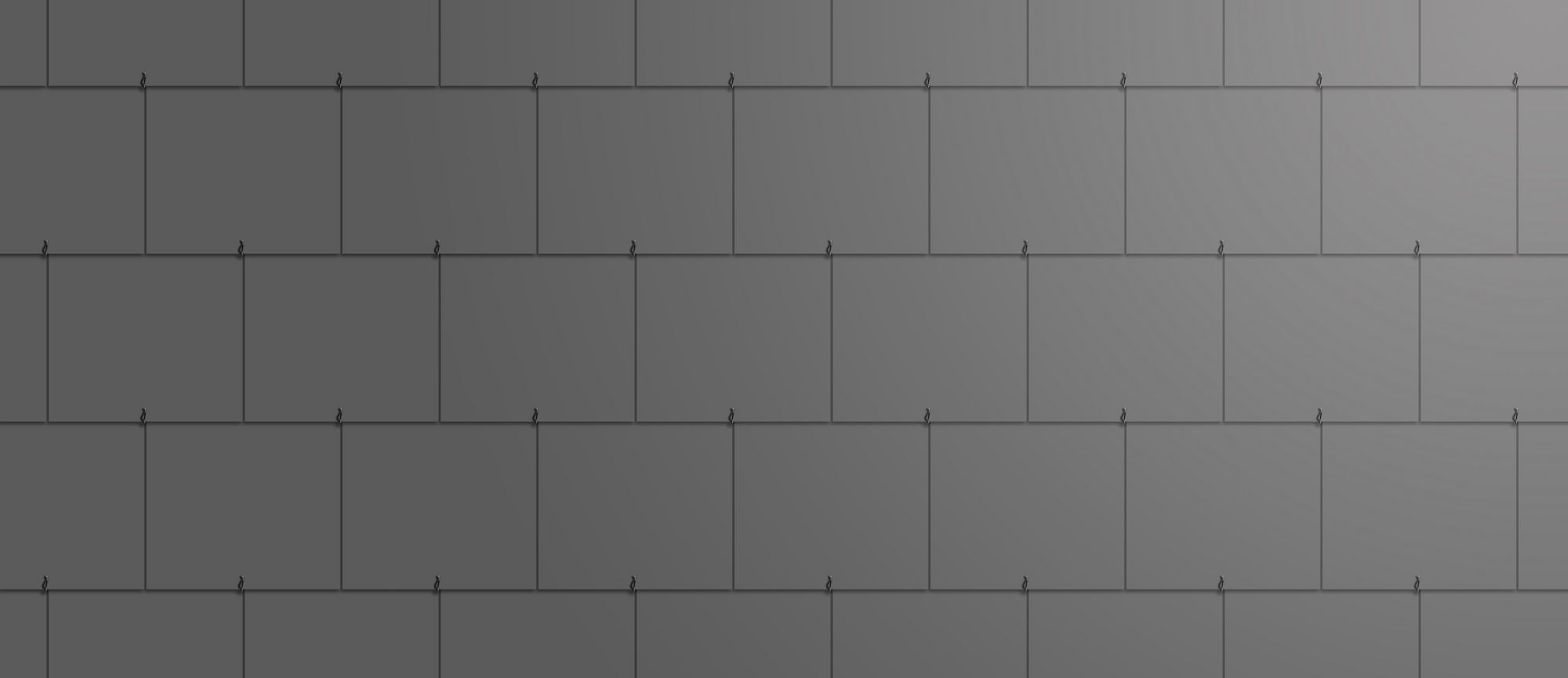 Cedral alterna lei 60/32 metaalgrijs zonder gaten - vier rechte hoeken 10st/pak eur/st