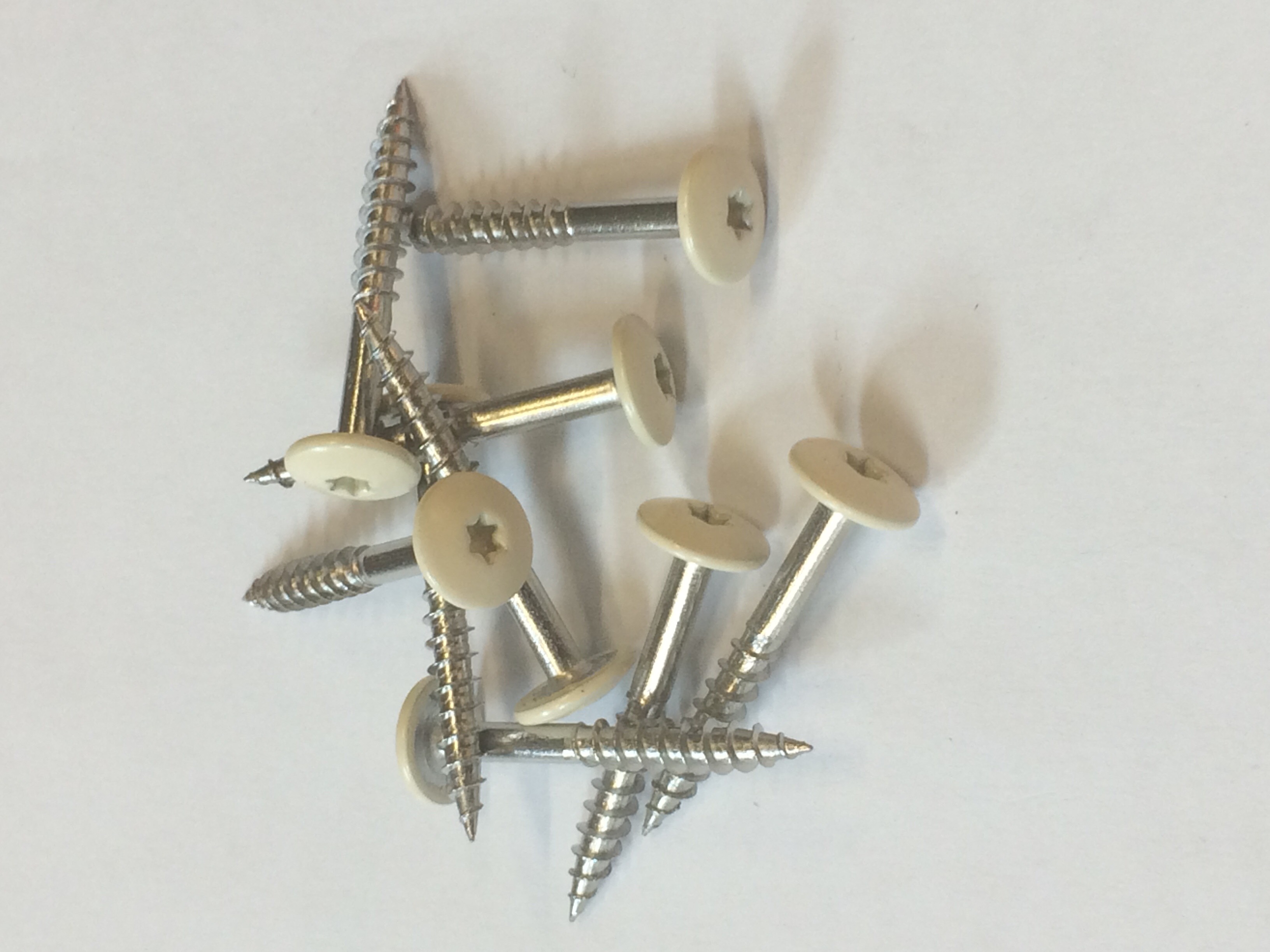 Cedral inox schroeven a4 4,8x38 c02 vanille 100st/ds eur/ds