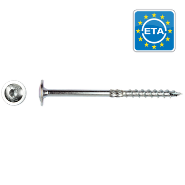 Pg flenskophoutschr 6,00x240 zn (t30) 100st/pak eur/pak