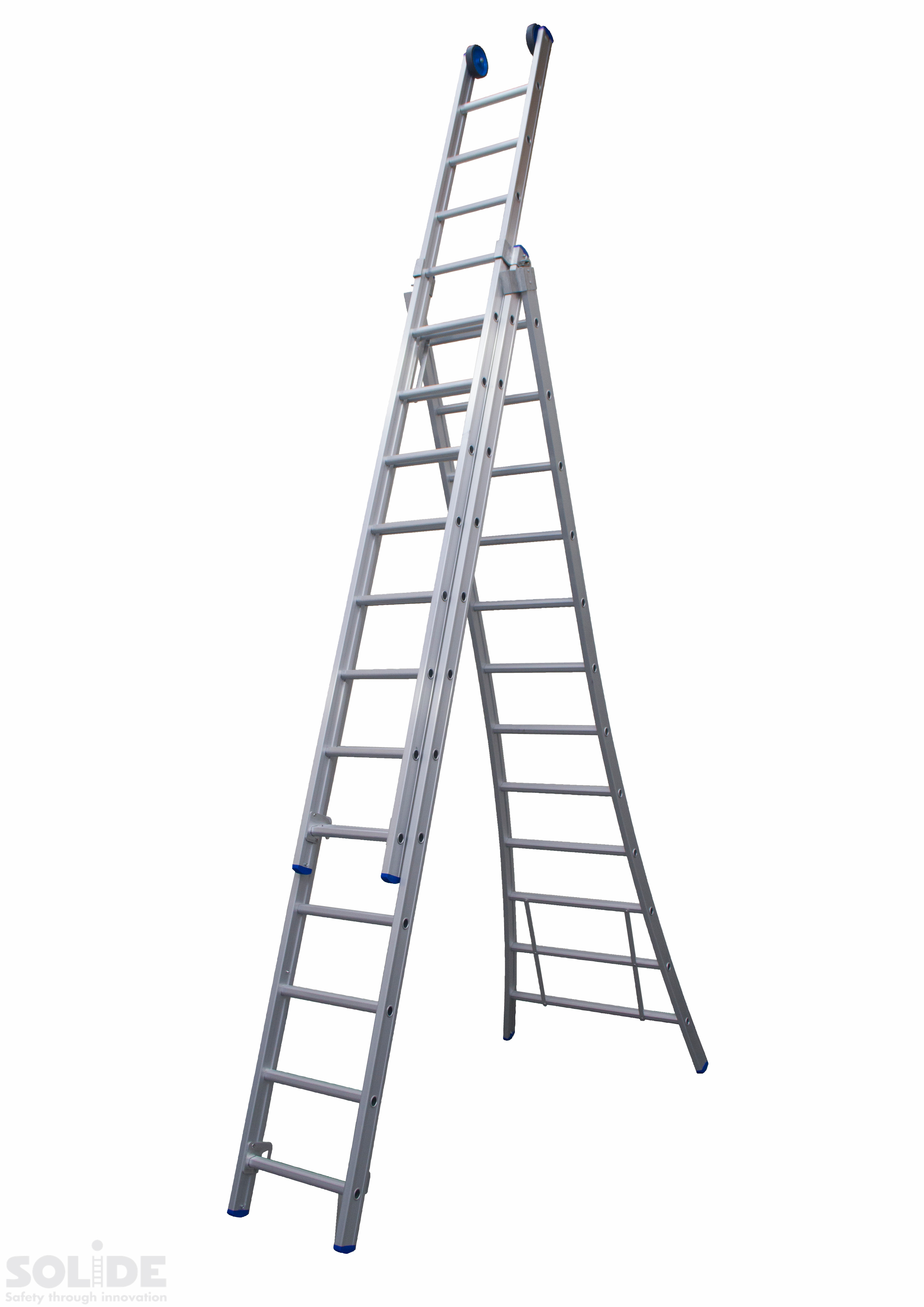 Sol d12 ladder omvormbaar 3-delig  3 x12 eur/st