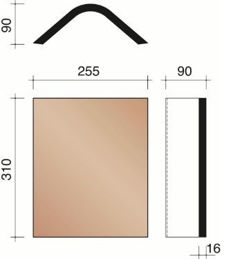 Keymer vorst hoekig goxhill dark chestnut d97