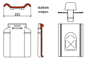 Lf postel 20 dubbele welpan double black