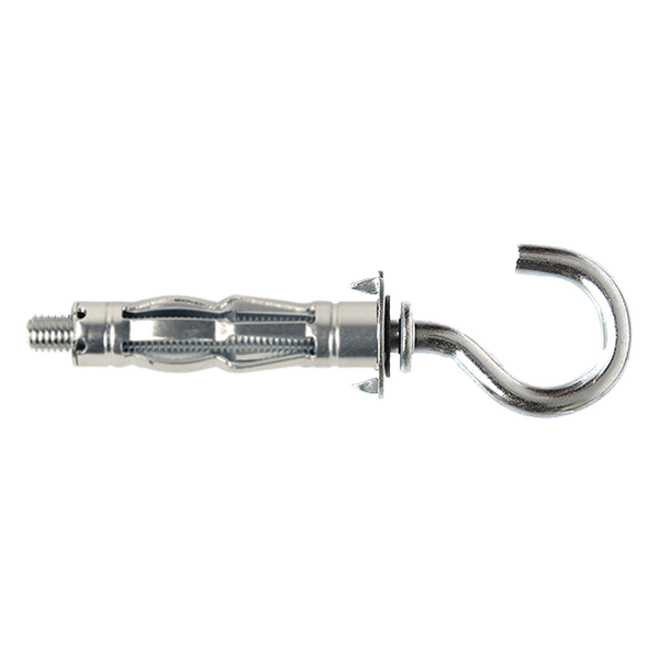 Pg hollewandplug metaal + haak open m 4x38 zn