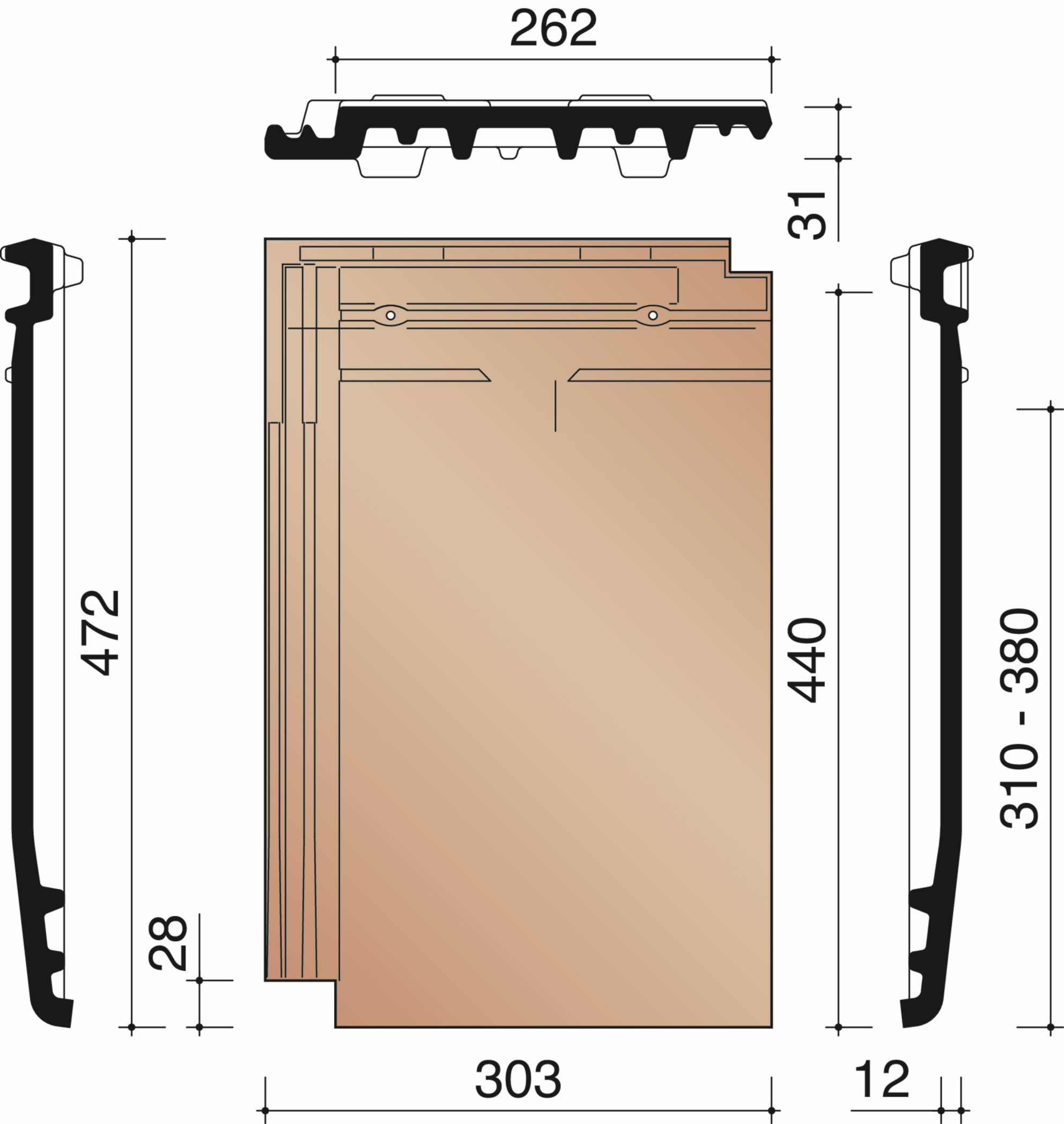 Migeon actua pan titaanwit 5st/pak eur/1000st 923