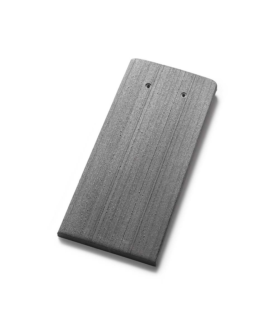 Kor tegelpan aspia 42x19 grijs zwart genuanceerd 97