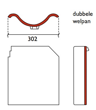 Lf oude holle dubbele wel pan oud blauw
