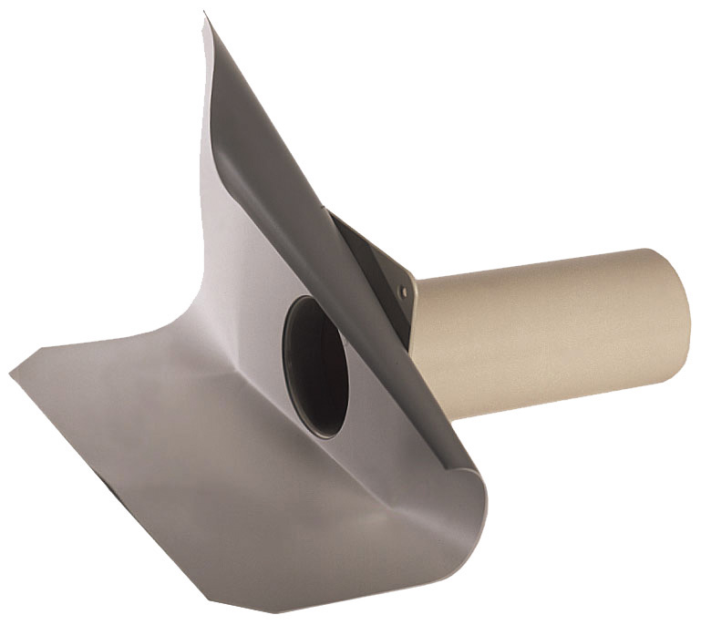 Vaeplan afvoer grijs horiz dia  80mm l50cm