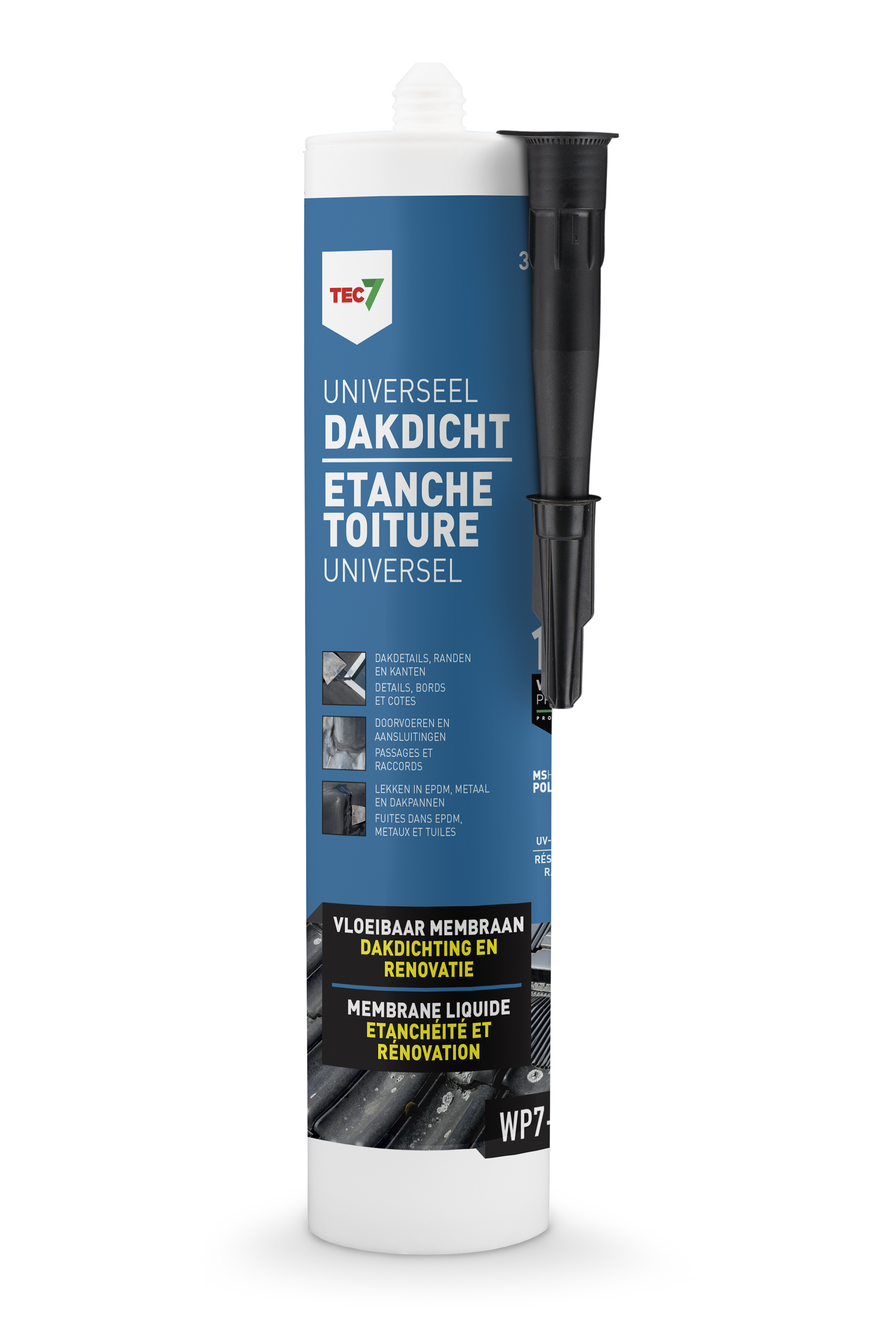 Nova wp7-101 universeel dakdicht 310ml 12st/ds eur/st