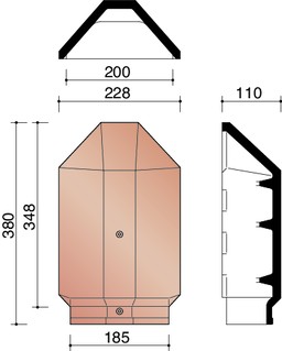 Migeon actua/nueva beginnoordboom hoekig titaangrijs 709